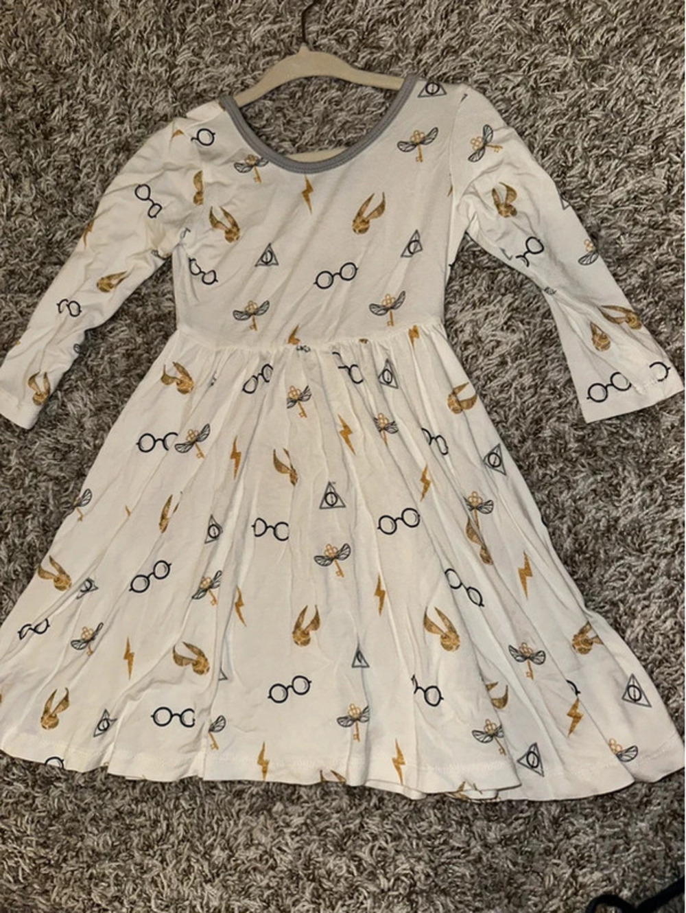 Kyte Baby x Harry Potter Bamboo Sparkly Long Sleeve Dress